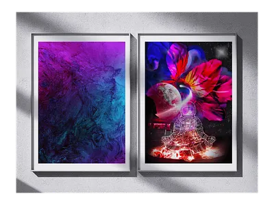 Celestial 3d branding graphic design