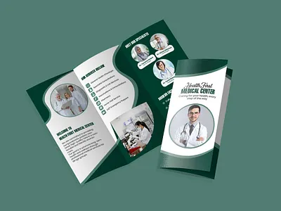 Healthcare Modern Medical Tri-Fold Brochure Design graphic design trifoldbrochruredesign