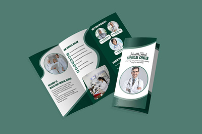 Healthcare Modern Medical Tri-Fold Brochure Design graphic design trifoldbrochruredesign