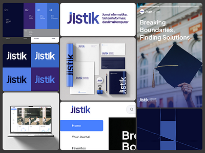 Jistik Branding Project academic branding color graphic design logo student visual visual identity