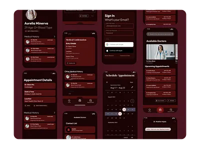Med-Health | Digitizing Medical Data For On The Go Use branding graphic design logo ui
