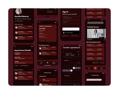 Med-Health | Digitizing Medical Data For On The Go Use branding graphic design logo ui