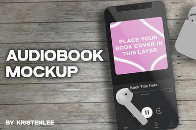 Audiobook Device Mockup PSD book cover book mock up book mockup marketing mockup romance book