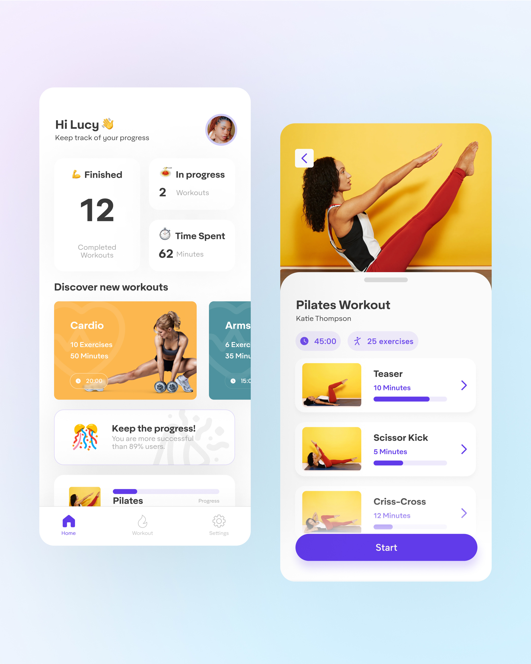 HerFit design figma ui uiux