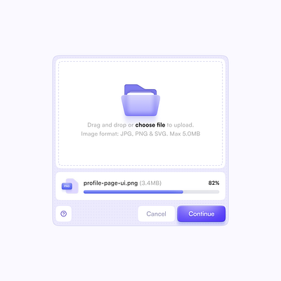 Soft File Uploader UI – Progress Feedback Component 3d animation branding design graphic design illustration logo motion graphics product design typography ui ux vector