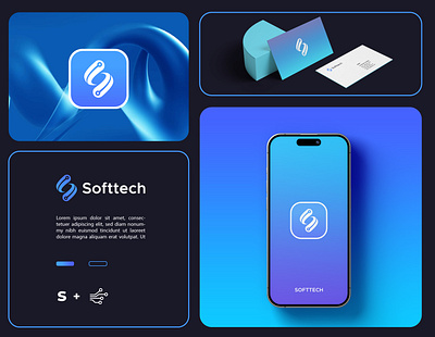 letter logo,softtech logo,logo and brand identity design app logo brand design brand identity branding creative logo icon logo logo logo design logos modern logo softtech tech tech logo tecnology vector visual identity