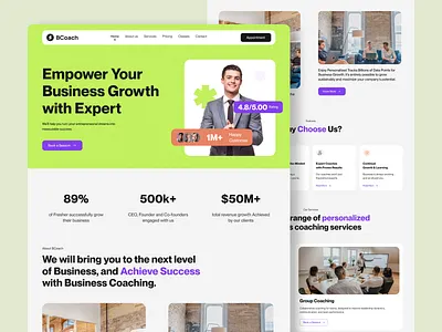 BCoach - Your Business Coach app appdesign branding design logo mobileapp ui uiux webdesign