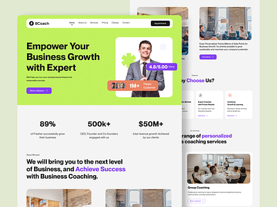 BCoach - Your Business Coach app appdesign branding design logo mobileapp ui uiux webdesign