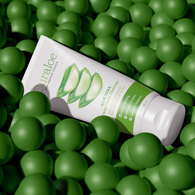 Curaloe - Skincare Product Logo and Packaging Design beauty brand identity branding cleansers cosmatic cosmetic cosmetics label label design logo package package design packaging packaging design packaging designer product design product label product label design product packaging skincare