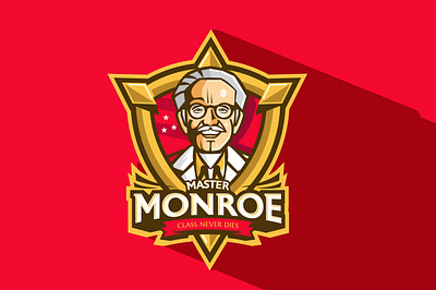 Gaming Logo Design – The Master Monroe Project logo logo art