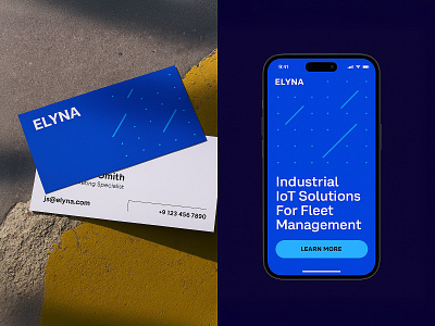 ELYNA: Branding and Digital Presence for Industrial IoT Solution 3d animation branding business design graphic design logo management marketing motion graphics solutions technology ui