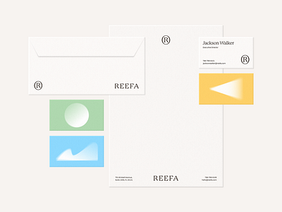 Reefa Stationery Design brand identity branding business card cleanup earth ecology envelope environment letterhead lighthouse logo design ocean planet recycled sea stationery volunteers waves