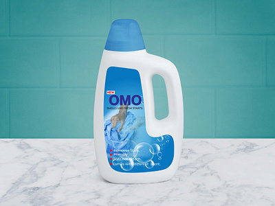 OMO DETERGENT RE-BRAND branding graphic design