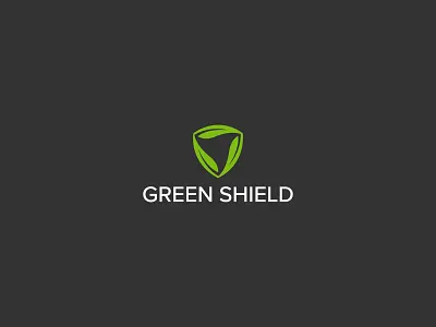 Green Shield Logo ! anazing logo creative logo green logo green shield logo logo design logos minimalist logo security shield icon logo shield logo