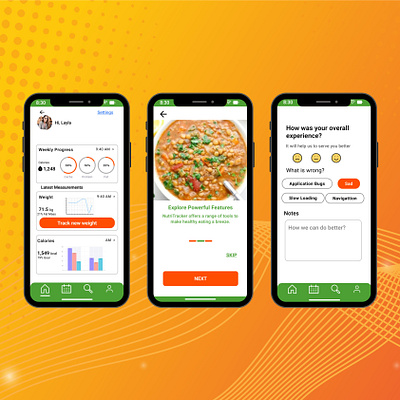 Meal Planning App UI branding interface meal planning app product design ui ux