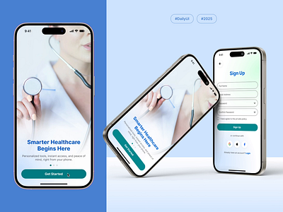 Daily UI #001 | Sign Up Page daily ui login onboarding sign up ui design ux design