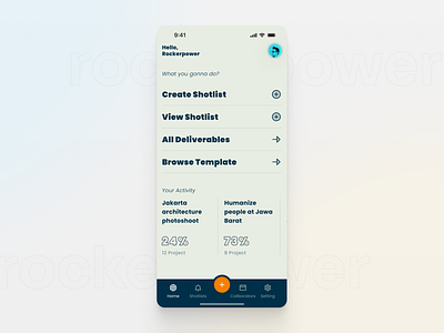Home landing animation clean interaction micro interaction ui user experience user interface