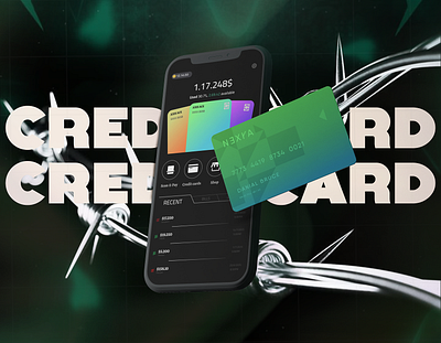 Credit Card AND Payments App graphic design ui