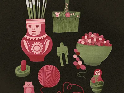 Still Life Illustration digital illustration editorial illustration icon illustration illustration lifestyle illustration limited palette illustration magazine illustration publication illustration spot illustration still life illustration