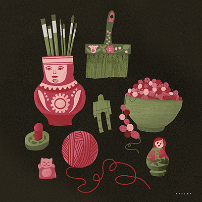 Still Life Illustration digital illustration editorial illustration icon illustration illustration lifestyle illustration limited palette illustration magazine illustration publication illustration spot illustration still life illustration
