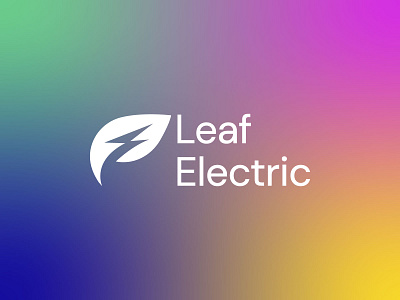 Eco Energy Electric Bolt Branding branding design eco electric logo design electric leaf icon electricity bolt branding futuristic eco logo graphic design green tech branding leaf lightning logo logo minimal nature logo modern energy logo modern logo nature electric brand sustainable power logo