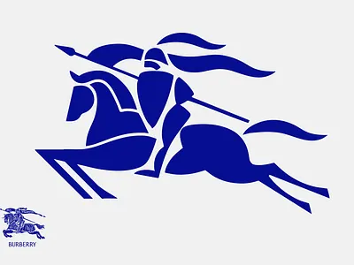LOGO - KNIGHT - BURBERRY - CONCEPT branding burberry castle concept design graphic design horse horser icon identity illustration knight logo marks symbol ui