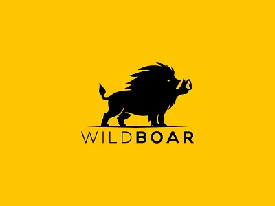 Boar Logo animal animal logo boar boar illustration boar logo brand branding hog hog logo icon identity logo logo design logo typo pig pig logo wild wild animal wild boar wild pig