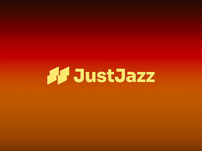 JustJazz – Logo Design branding company dawn design dusk fire flat gradient graphic design jazz logo minimal minimalism minimalist music orange red saas saxophone