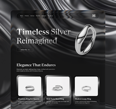 Luxury redefined with Figma’s new glass. branding ui