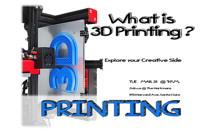 (Photoshop) Ad for 3D Printing Event ad graphic design photoshop
