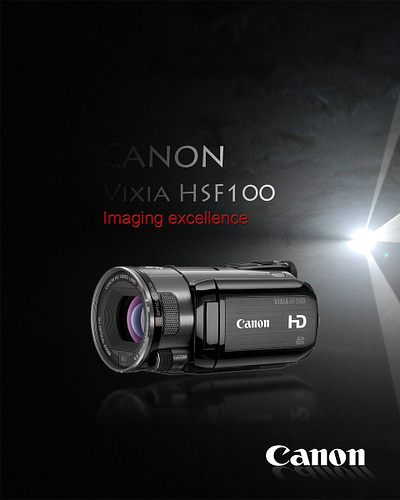 (Photoshop) Canon Marketing Ad ad branding graphic design marketing photoshop