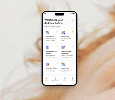 WoW Health-Mobile App Redesign app celan healthcare healthtech modern redesign ui