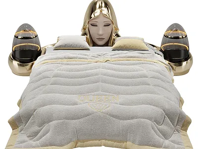 Agnetha bed (my design) 3d 3ds max agnetha faltschog bed