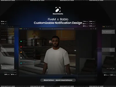 Notification UI I Gta V illustration