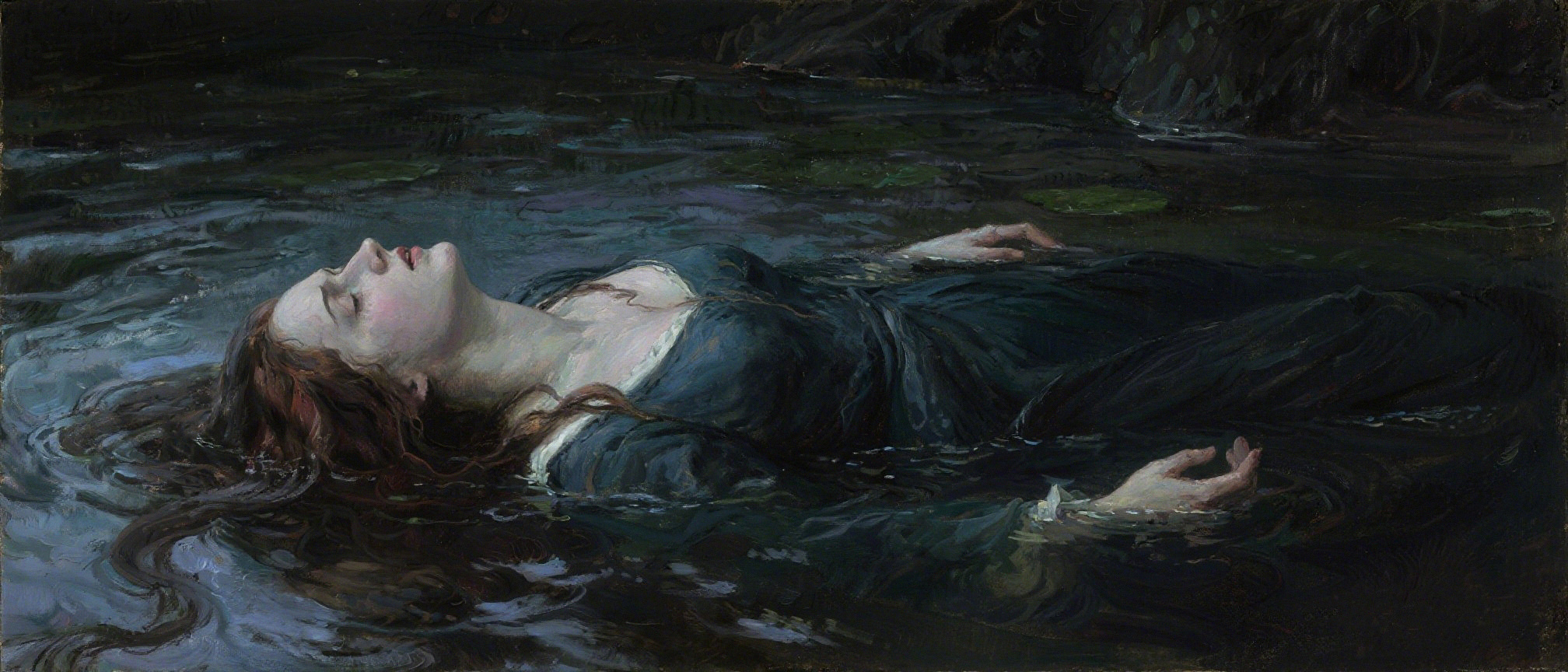 Ophelia art digital illustration