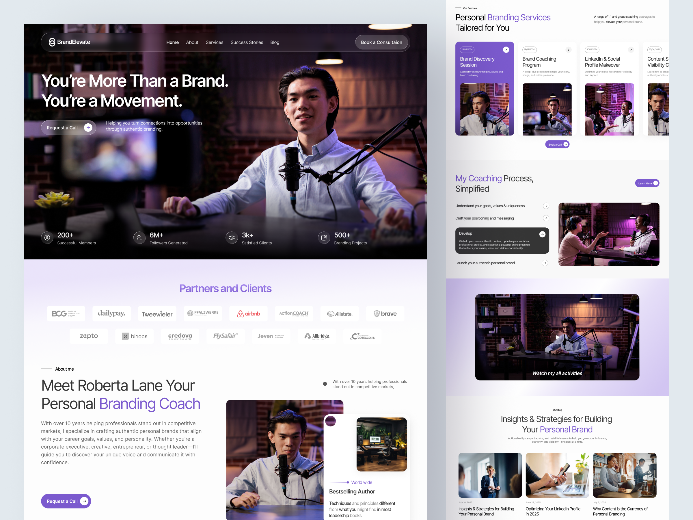 Lane • Business Coach • Personal Brand Website • Coach Website business coach website career coaching coach booking coach profile coaching landing page coaching service consulting website conversion driven executive coach growth strategy jabel life coach linkedin coach ui mindset coach online coach personal branding website podcast coach landing page speaker website design trexa lab website design