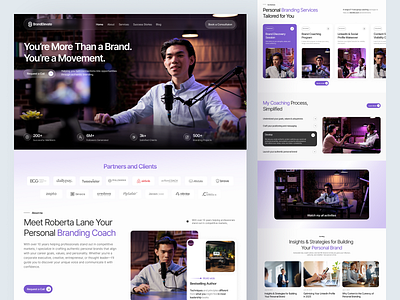 Lane • Business Coach • Personal Brand Website • Coach Website business coach website career coaching coach booking coach profile coaching landing page coaching service consulting website conversion driven executive coach growth strategy jabel life coach linkedin coach ui mindset coach online coach personal brand design podcast coach landing page speaker website design trexa lab website design
