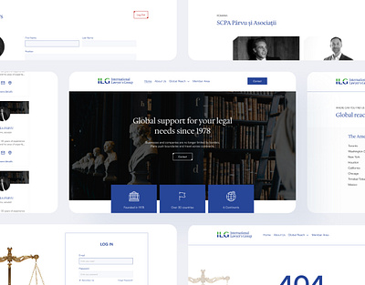 International Lawyers Group | Website Design design ui ux website