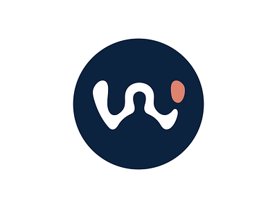 Weir AI - Emblem Badge Logo ai badge blockchain brand identity branding emblem identity identity designer illustration logo logo design logo designer logos mark minimalist monogram negative space symbol tech logo