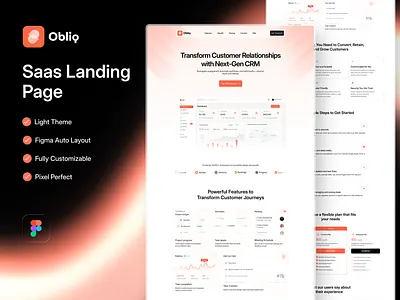 🚀 Modern CRM & SaaS Landing Page UI cleanui conversiondrivendesign crmdesign dashboardui designthatsells landing page landingpagedesign minimal design modernwebdesign saaslanding saasui startupslovethis uxforsaas website