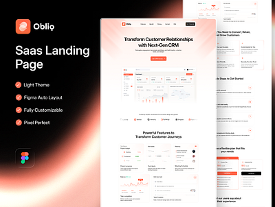 🚀 Modern CRM & SaaS Landing Page UI cleanui conversiondrivendesign crmdesign dashboardui designthatsells landing page landingpagedesign minimal design modernwebdesign saaslanding saasui startupslovethis uxforsaas website