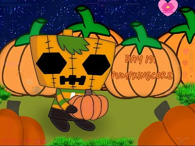 Julesthetic Day 19: pumpkinscore art post art tag digital art drawing fan art illustration