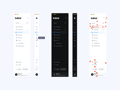 Clean Dashboard Side Menu componentdesign darkmode dashboardui designcomponents designsystem figmadesign interfacedesign modernui productdesign sidemenu uidesign uiinspiration uiux uxdesign webappdesign