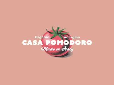 Casa Pomodoro graphic design