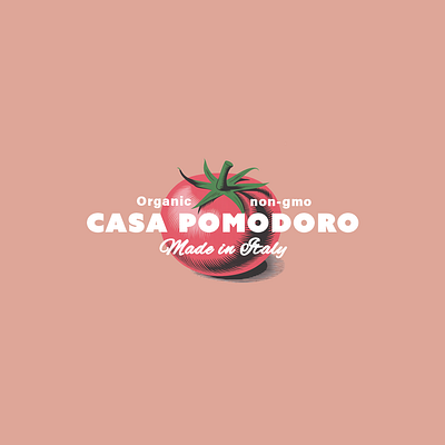 Casa Pomodoro graphic design