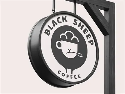 blackSheep coffee brand branding coffee coffeeshop design graphic design illustration logo logodesign logodesigns vector