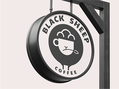 blackSheep coffee brand branding coffee coffeeshop design graphic design illustration logo logodesign logodesigns vector