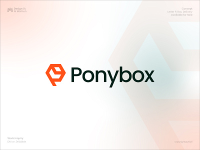Letter P, Box, Postal Service, Delivery Logo box logo branding courier logo delivery logo express delivery express logo fast delivery identity letter p logo logo logo design logo designer logo icon logo mark modern logo parcel logo postal logo symbol