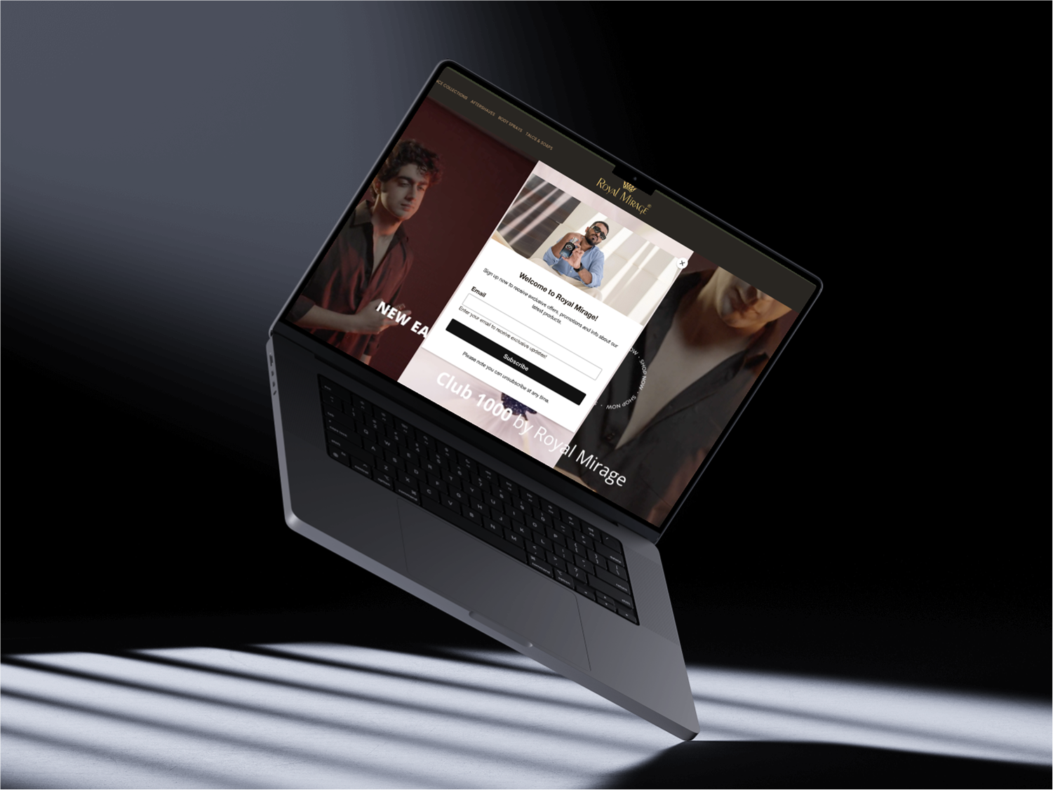 Royal Mirage Website - Homegrown branding design graphic design logo product design ui videography website