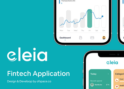 Eleia, A Fintech product graphic design